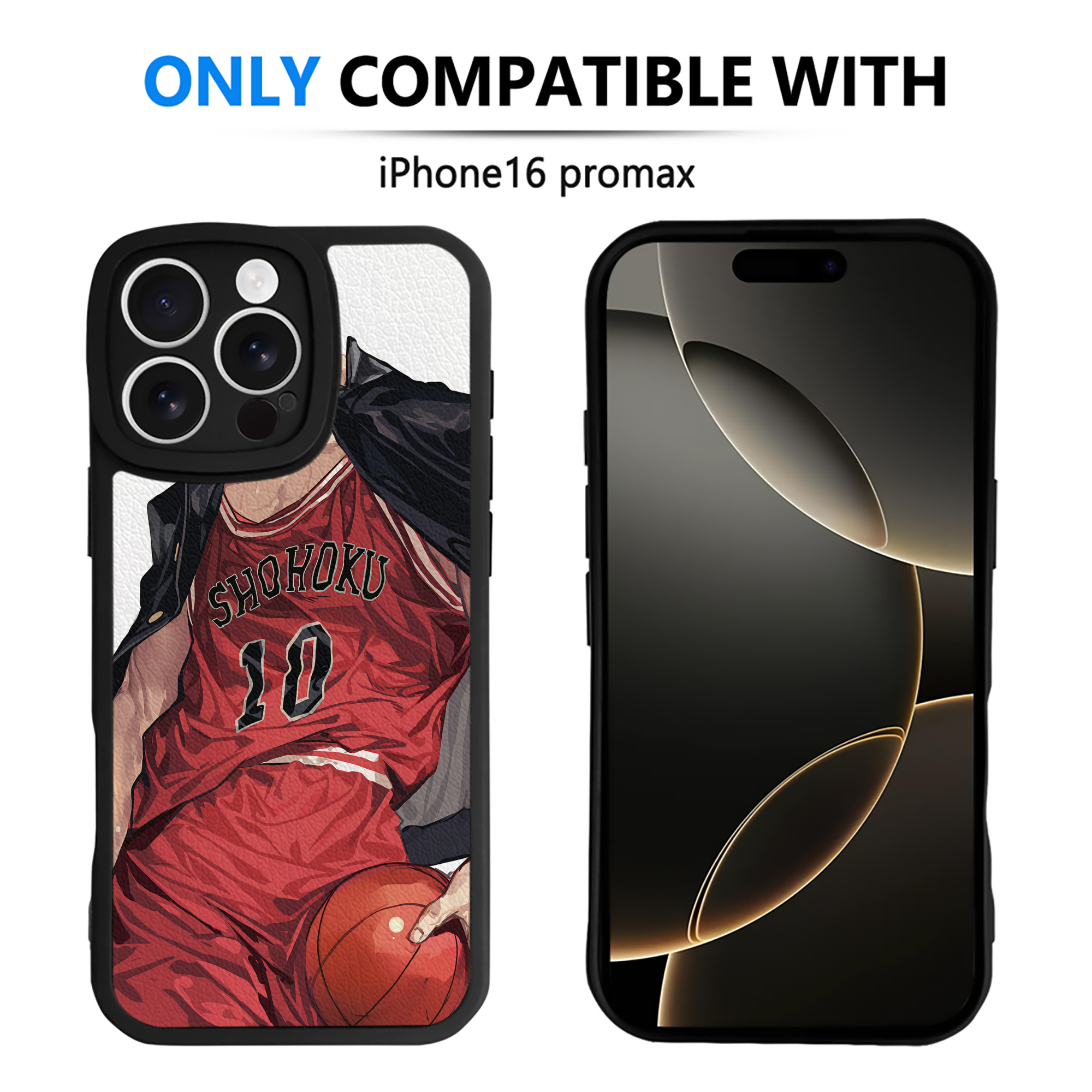 （画像用） SLAM DUNK／スラムダンク 【iPhone 16シリーズ対応】シリコンスマホケース（レザー調） 材質：シリコン